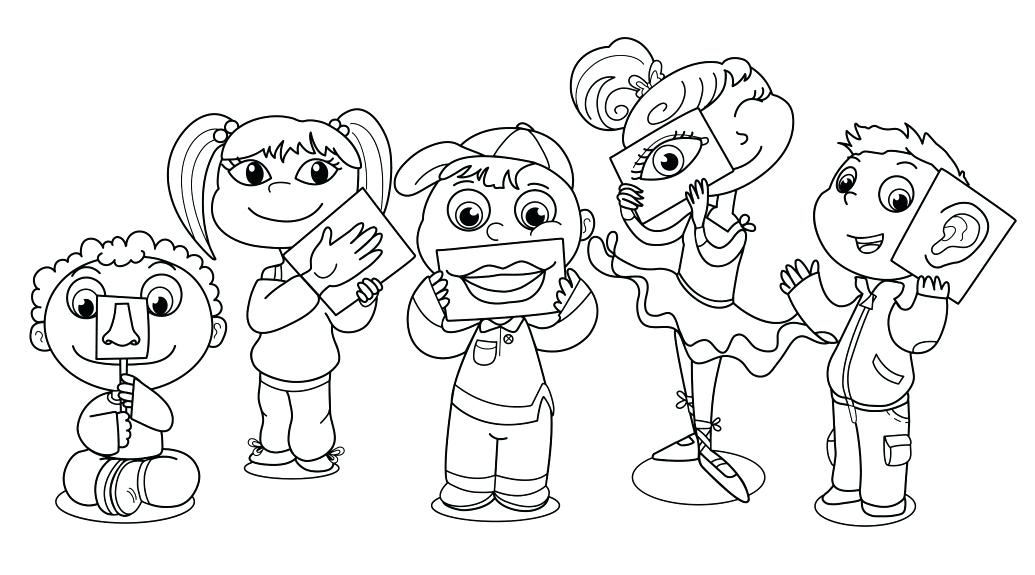 1035x575 5 Senses Printables My 5 Senses Coloring Page Coloring Pages 5
