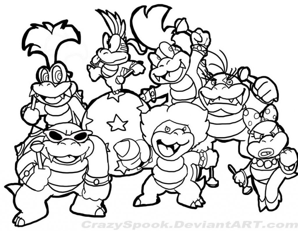 1024x795 Course Super Smash Brothers Coloring Pages Deartamaqua Intended