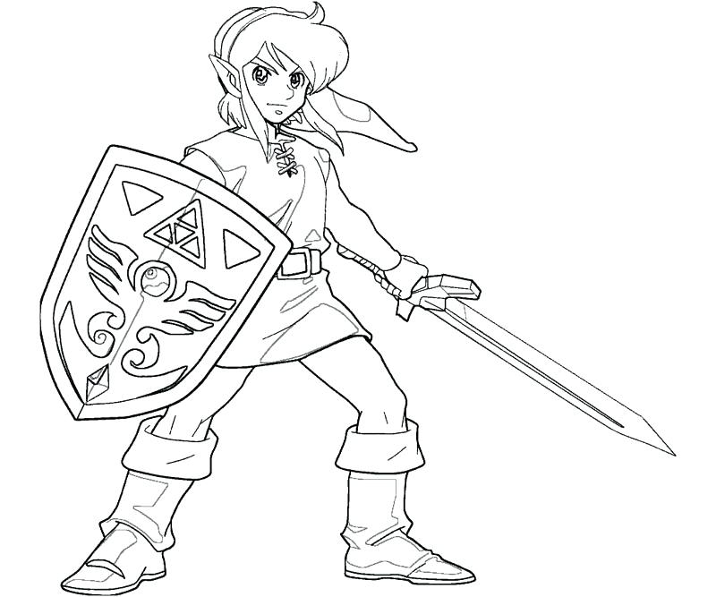 800x667 New Link Coloring Pages Or Smash Bros Coloring Pages 23 Young Link