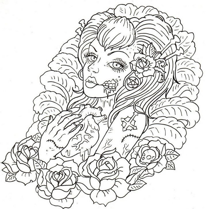 716x728 Tattoo Design Coloring Pages Awesome Laugh Now Cry Later Tattoo