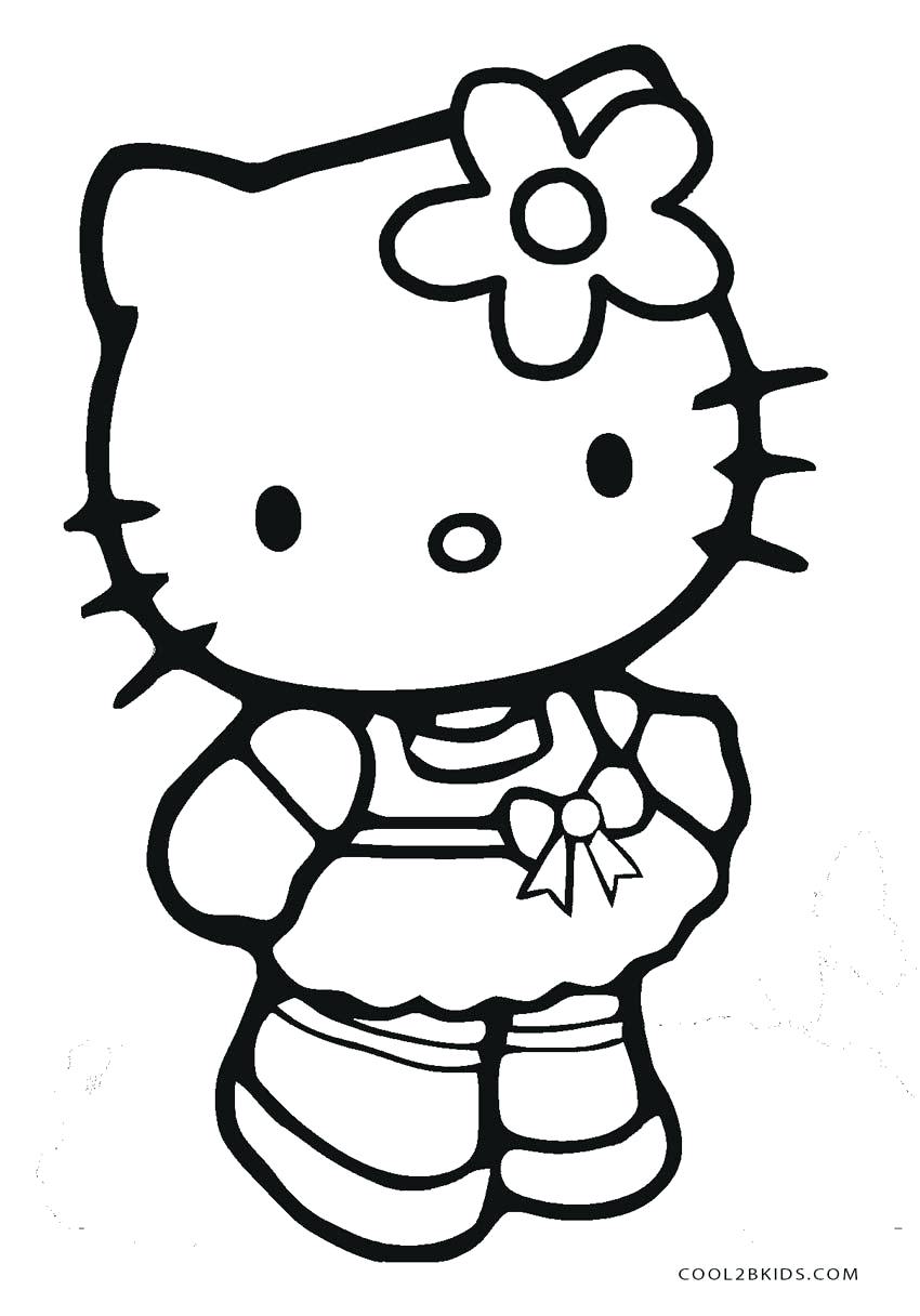 850x1216 Coloring Pages Hello Kitty