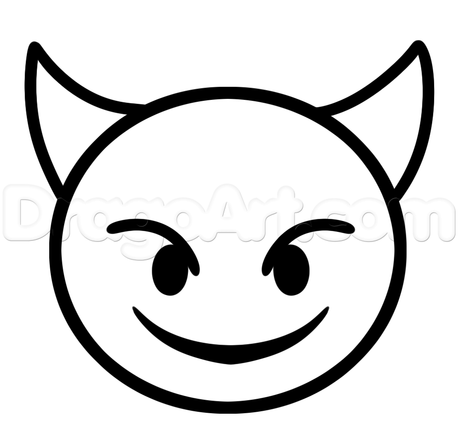 921x894 Emoji Faces Devil Coloring Pages Arty Stuff Emoji