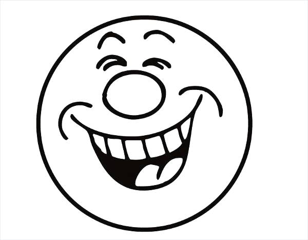 Smiley Face Coloring Page