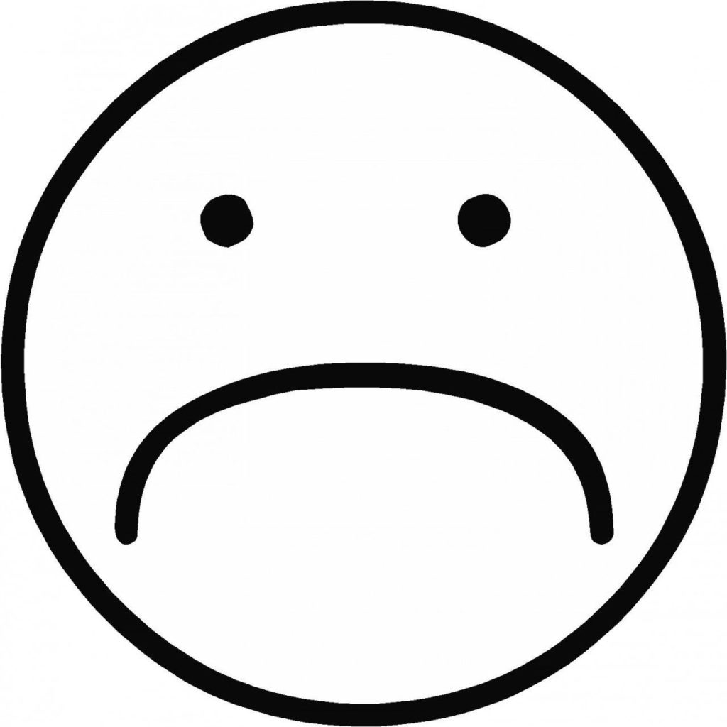 1024x1024 Happy Face Coloring Page Sad Pages Pictures Imagixs Clipart Best