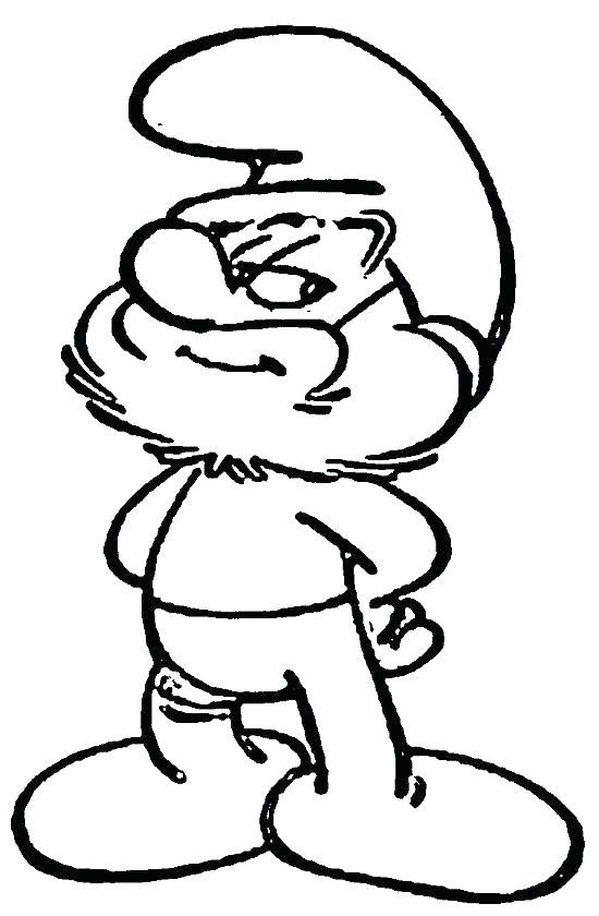 Smurfette Coloring Page