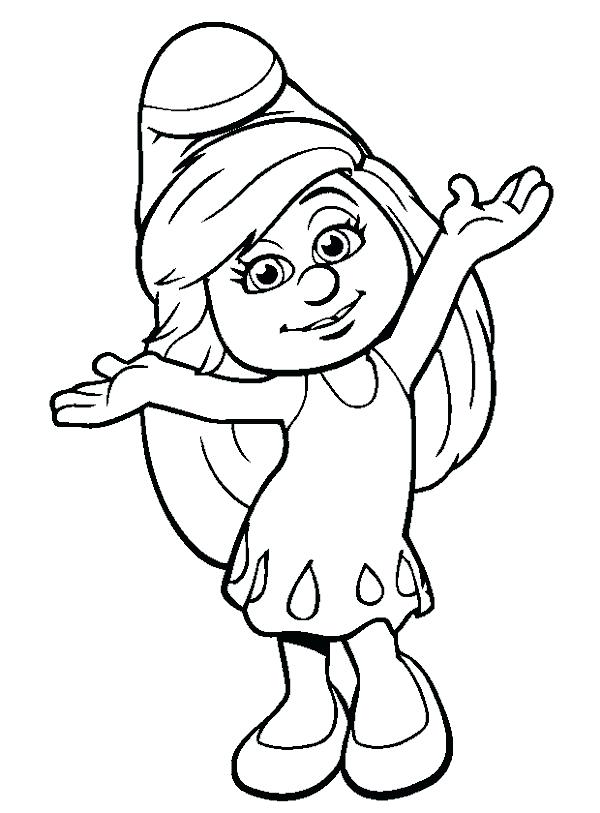 600x813 Smurfette Coloring Pages Coloring Page Smurfs 2 Coloring Pages
