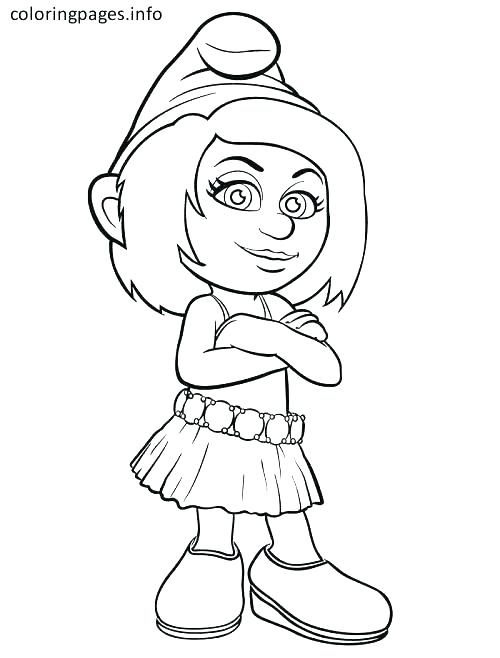 500x658 Smurfette Coloring Pages The Smurfs Coloring Pages Smurfs 2