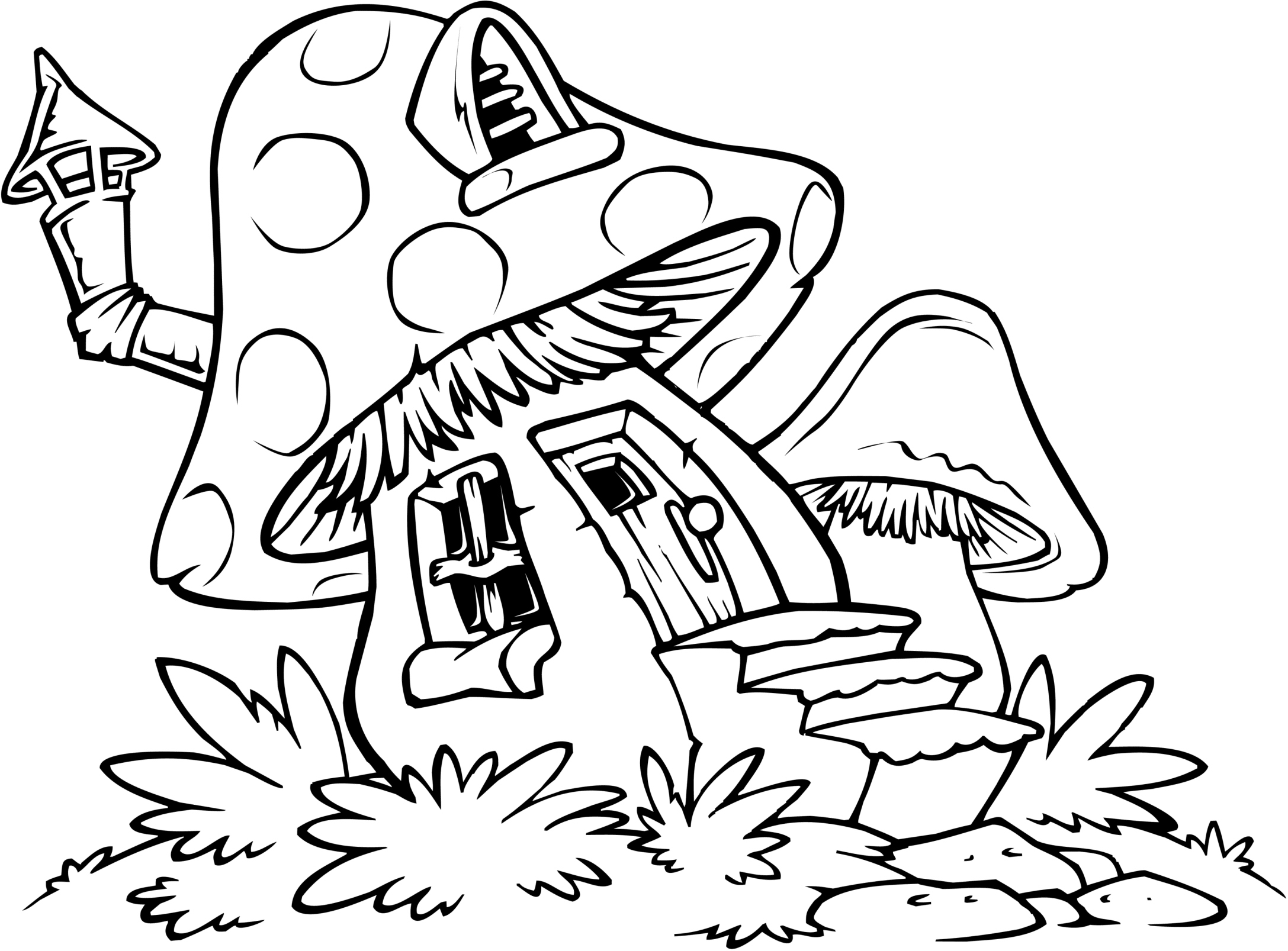 2175x1607 Surprise Smurfs Coloring Pages To Print Out Lo