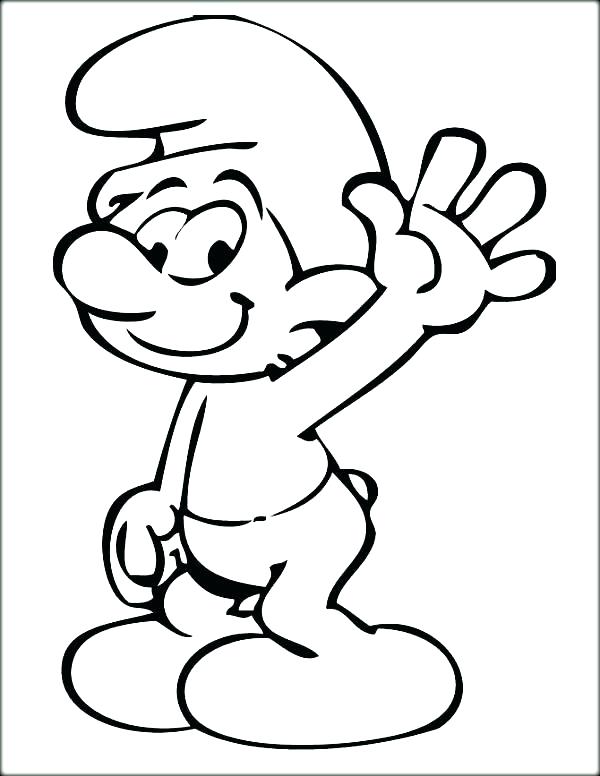 600x776 Smurf Coloring Page Smurf Coloring Pages Also Smurfs Coloring