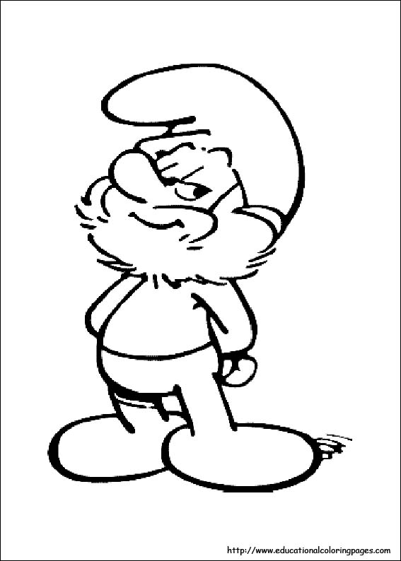 567x794 Smurfs Coloring Book Pages Smurf Coloring Pictures Educational Fun