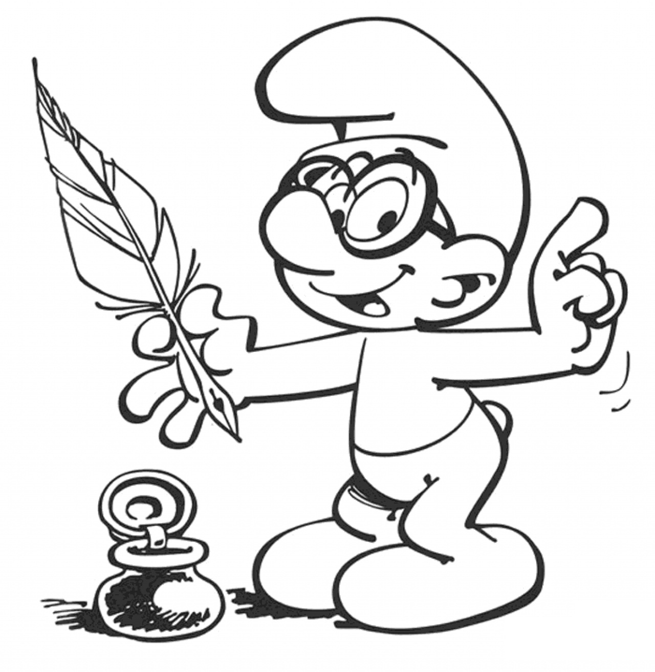 Smurfs Coloring Pages To Print