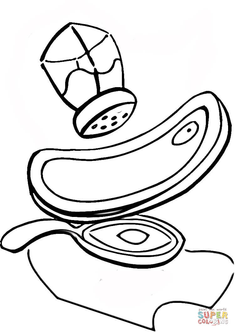 750x1059 Disney Food Snack Coloring Pages Yogurt Page Free Printable Kids