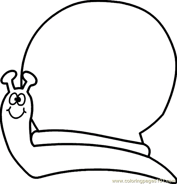 Snail Coloring Page