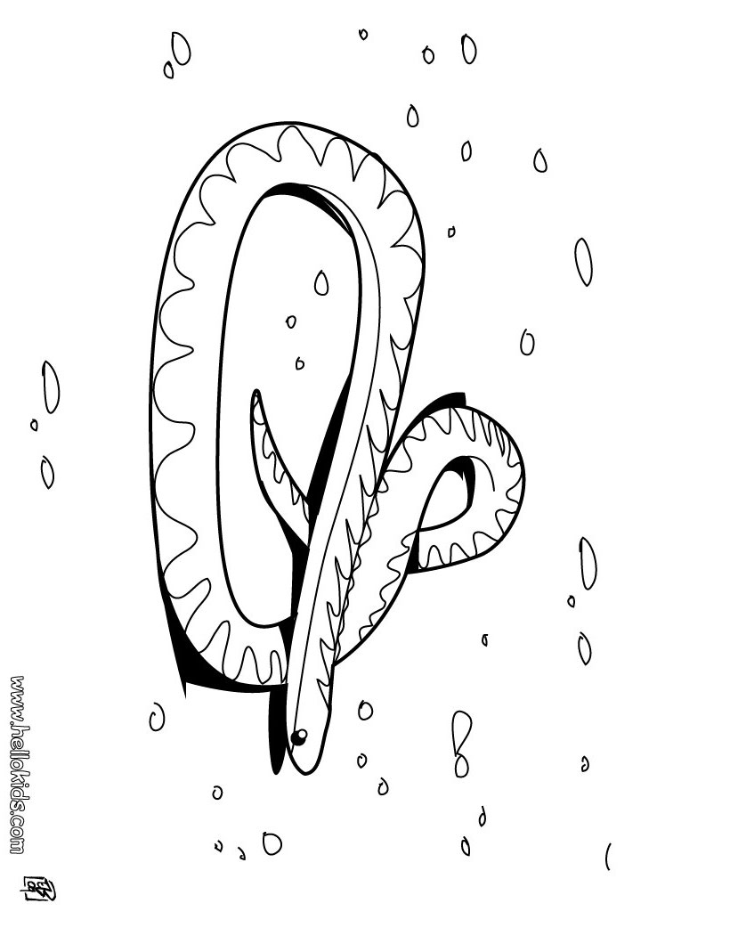 820x1060 Snake Coloring Pages