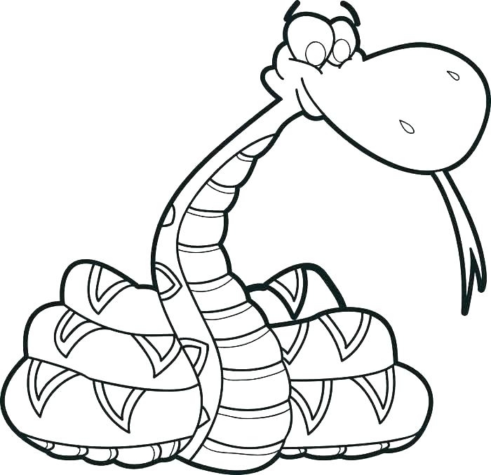 700x678 Coloring Pages Snake