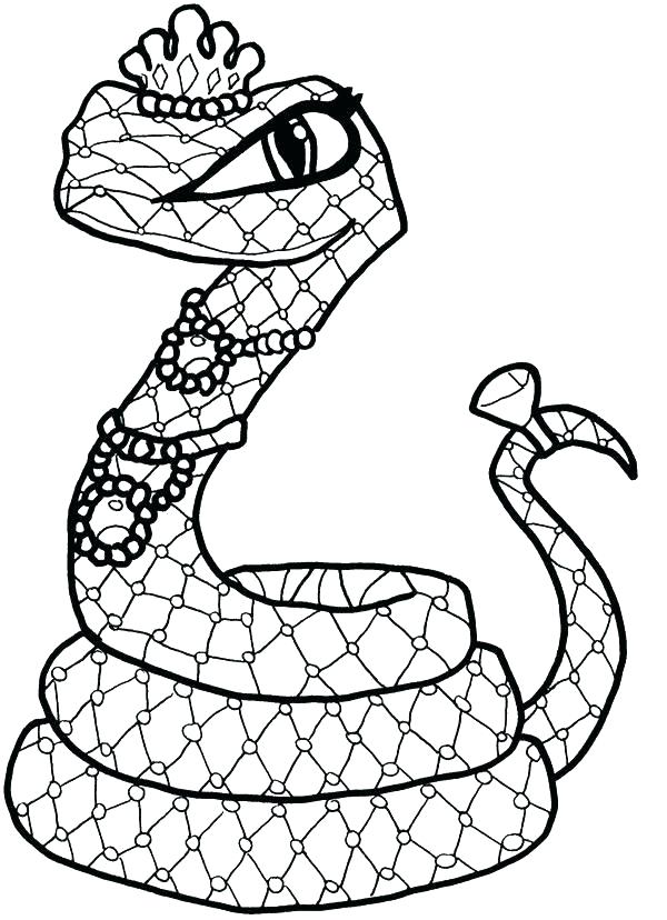 600x828 Rattlesnake Coloring Page Coloring Pages Snake Snake Coloring