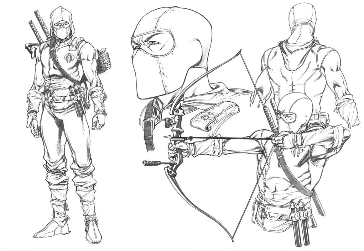1162x800 Gi Joe Coloring Pages Snake Eyes Bgcentrum
