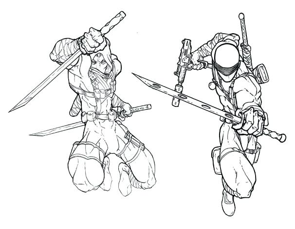 606x469 Gi Joe Coloring Pages Snake Eyes Storm Shadow Gi Joe Free