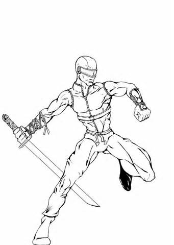 341x480 Snake Eyes Coloring Pages