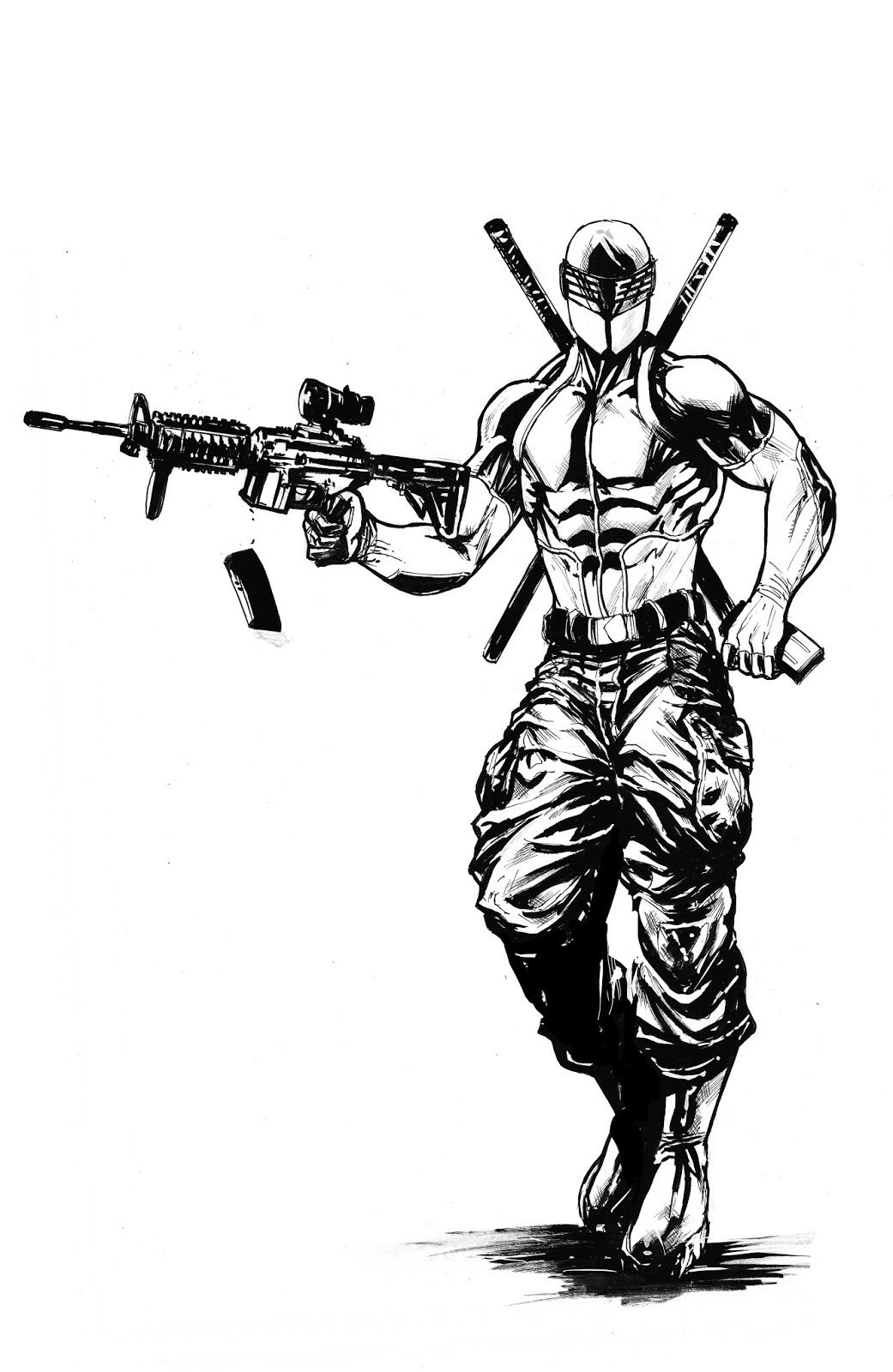1041x1600 Snake Eyes Coloring Pages Bgi Joe Snake Eyes Colouring Pages Gi