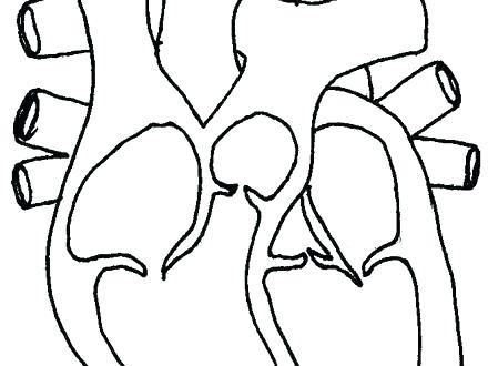 440x330 Heart To Color Heart To Color Printable Valentine Heart Coloring