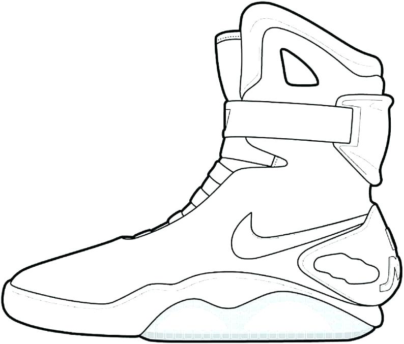 794x677 Jordan Shoe Coloring Pages Shoe Coloring Pages Shoes Coloring