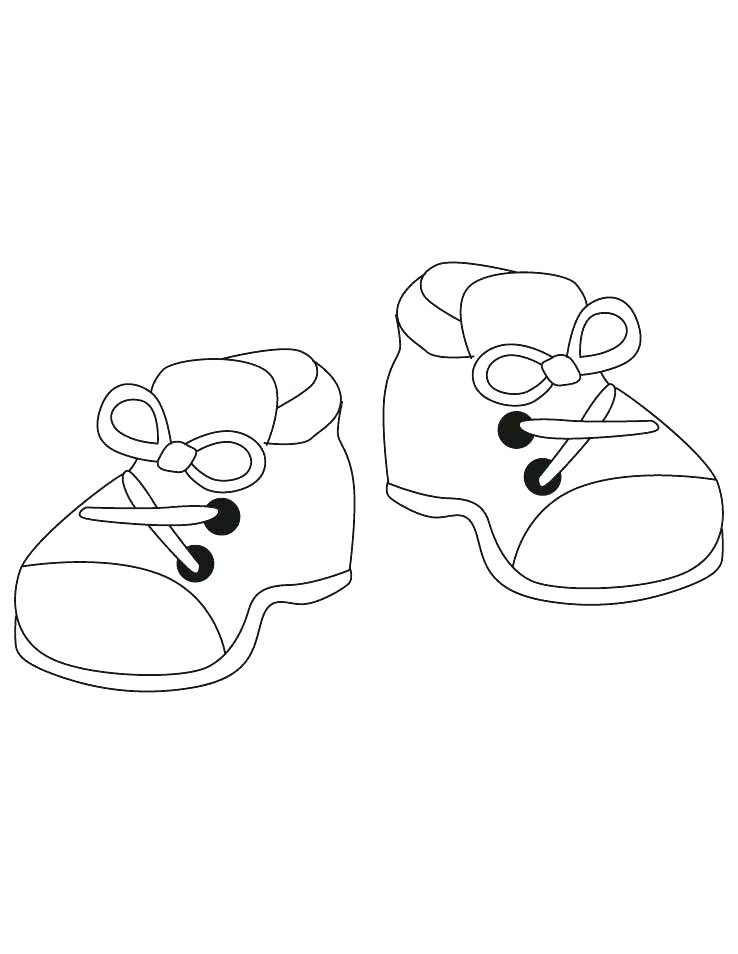738x954 Shoes Pictures To Color