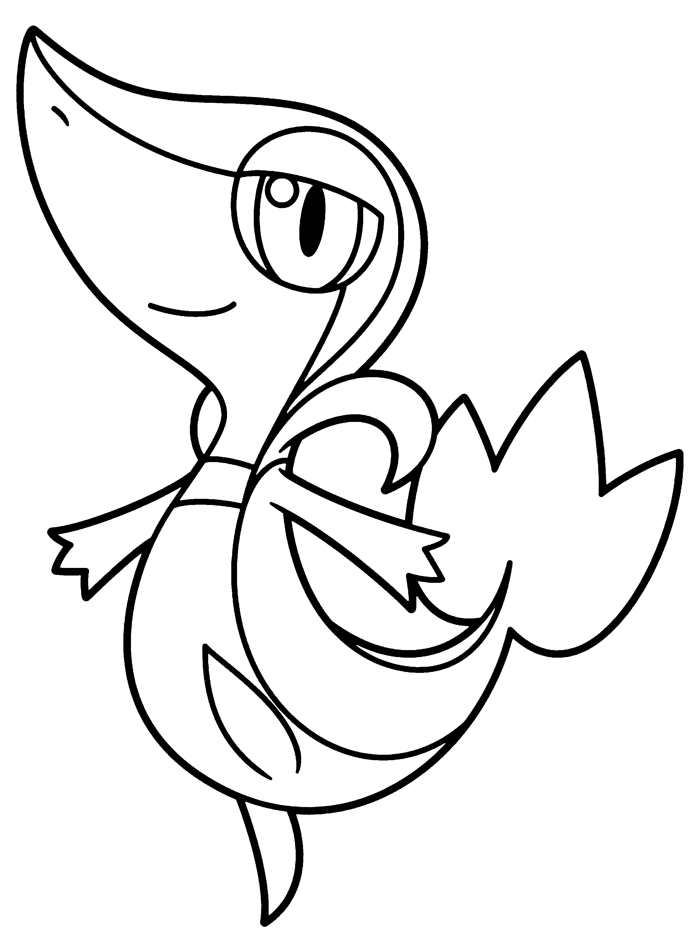 2300x3100 Pokemon Coloring Pages Snivy