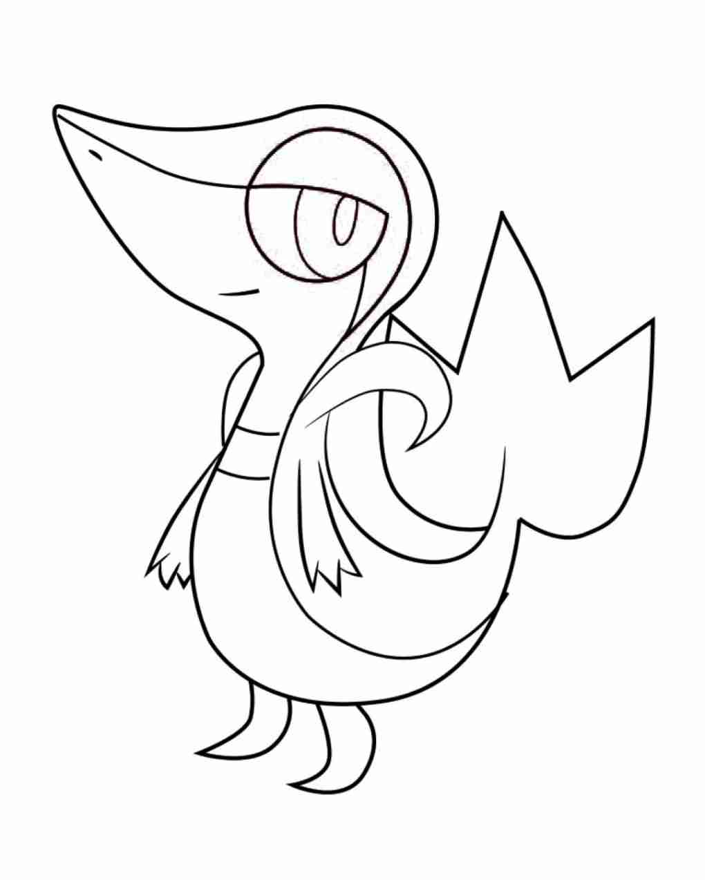 1020x1274 Snivy Coloring Pages Olegratiy