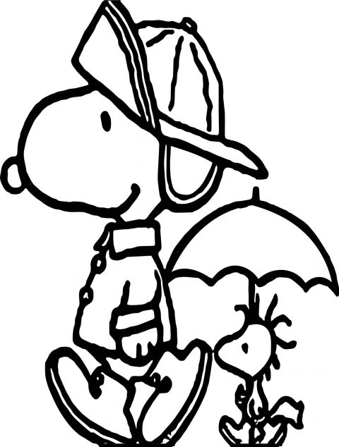 480x634 Snoopy Coloring Pages Photo Ideas Woodstock Pages280446 Happy
