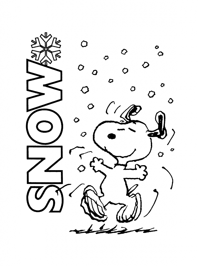 760x1024 Free Printable Charlie Brown Christmas Coloring Pages For Kids