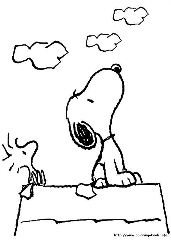 567x794 Snoopy Coloring Pages On Coloring