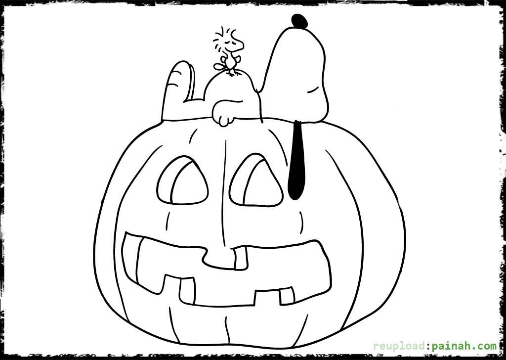 1024x728 Snoopy Halloween Coloring Pages Snoopy Halloween Coloring Pages