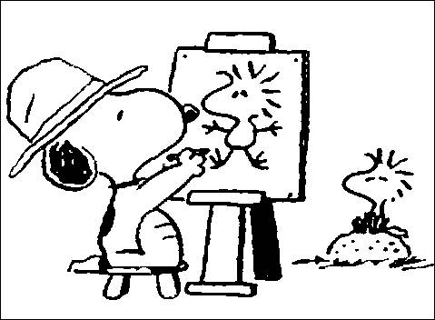 Snoopy Printable Coloring Pages