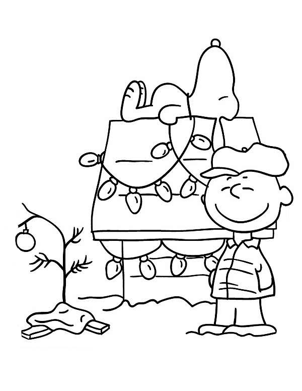600x776 Snoopy Christmas Coloring Pages