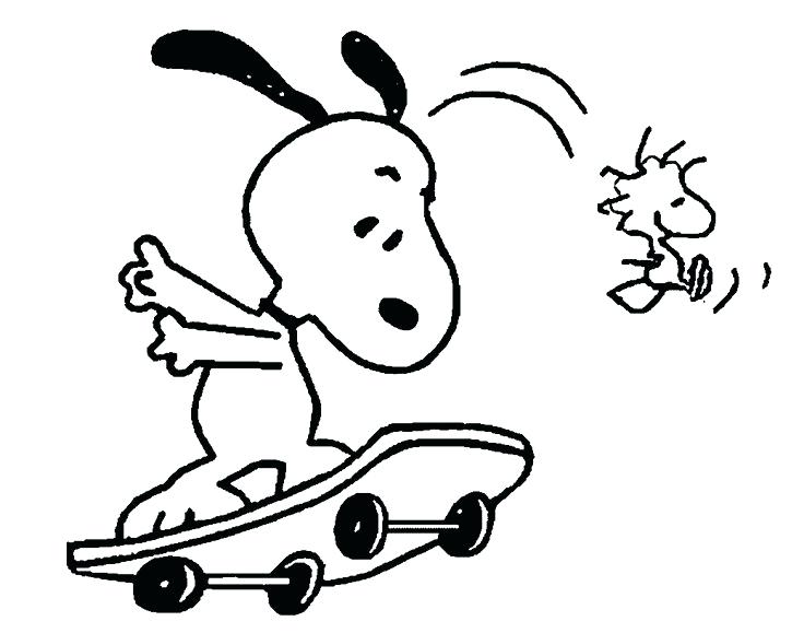 736x579 Snoopy Coloring Page For Kids Adult Printable Snoopy Coloring