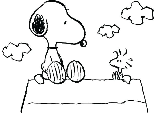 600x443 Snoopy Coloring Page Shippa.co