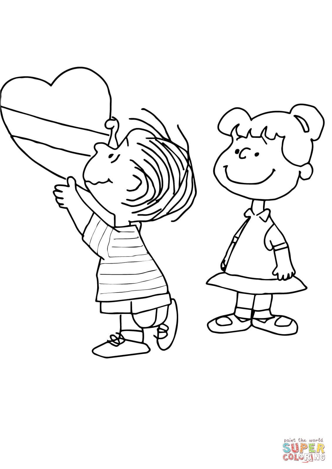 1131x1600 Charlie Brown Valentine Coloring Page Free Printable Coloring