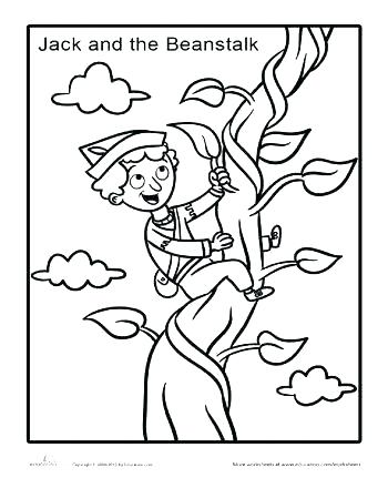 350x440 Jack And The Beanstalk Coloring Page Jack And The Beanstalk