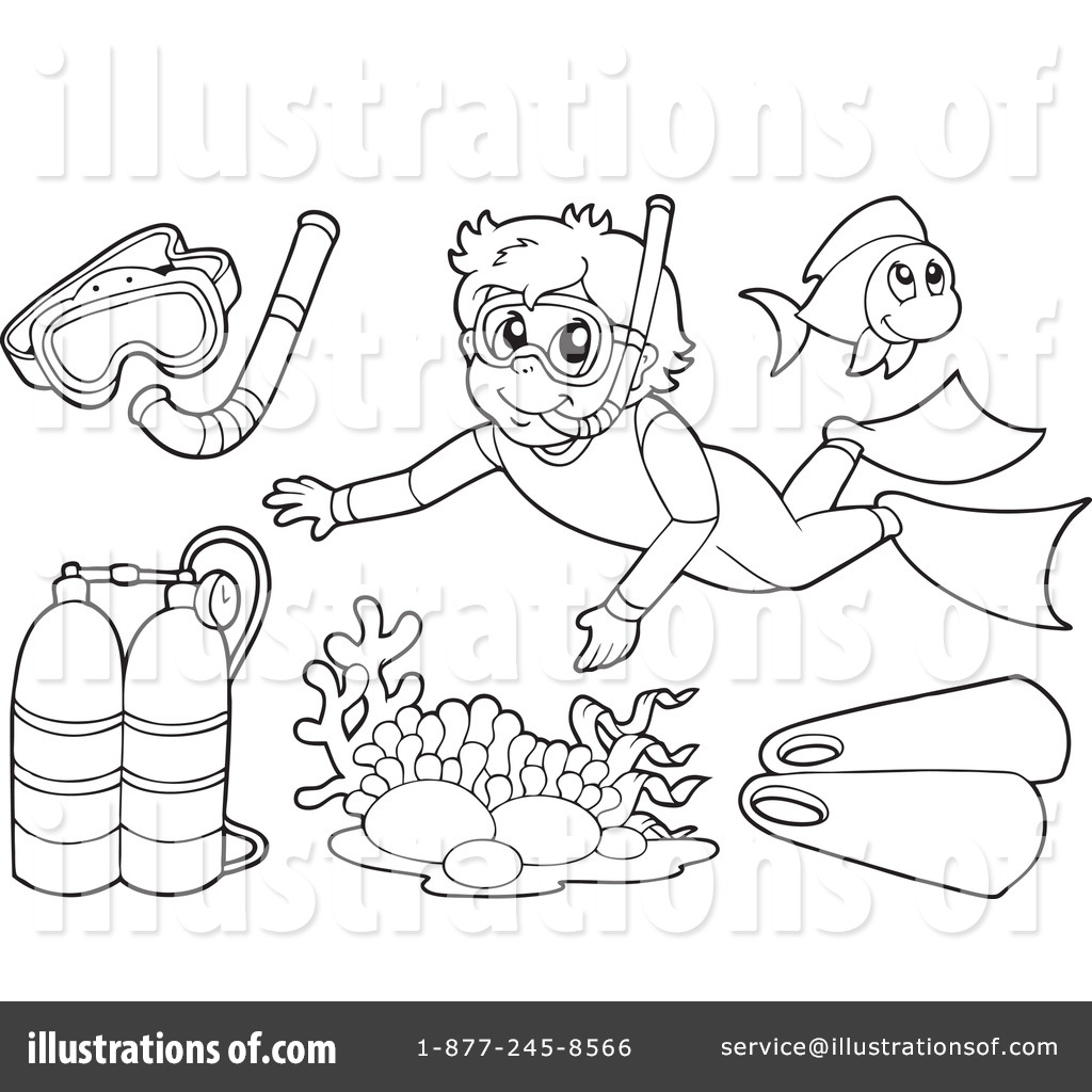 1024x1024 Snorkel Clipart