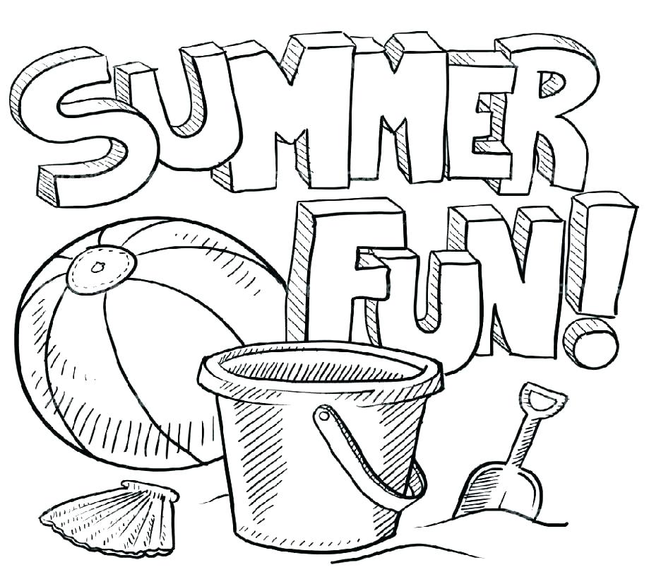 936x816 Summer Coloring Pages Printable Summer Coloring Pages Child