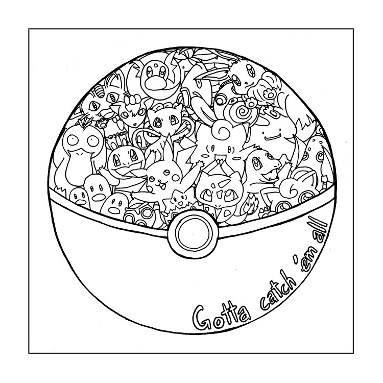 750x750 Astonishing Design Pokemon Coloring Pages Free Printable P