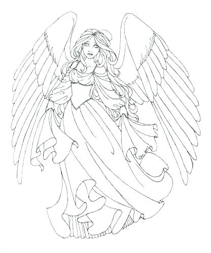 416x500 Printable Angel Coloring Pages Perfect Free Printable Angel