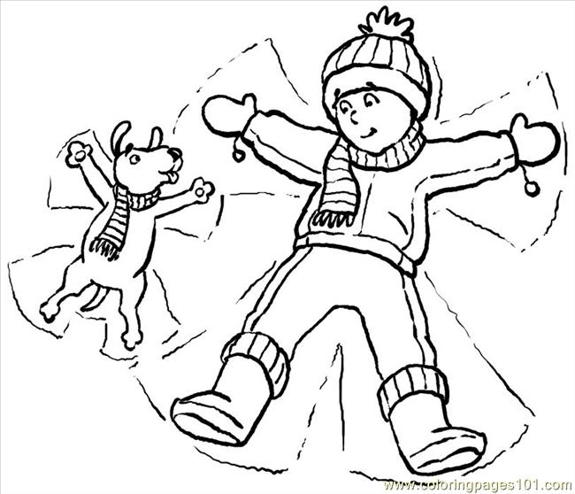 650x558 Snow Angel Coloring Page Snowangels Big Coloring Page Free Angel