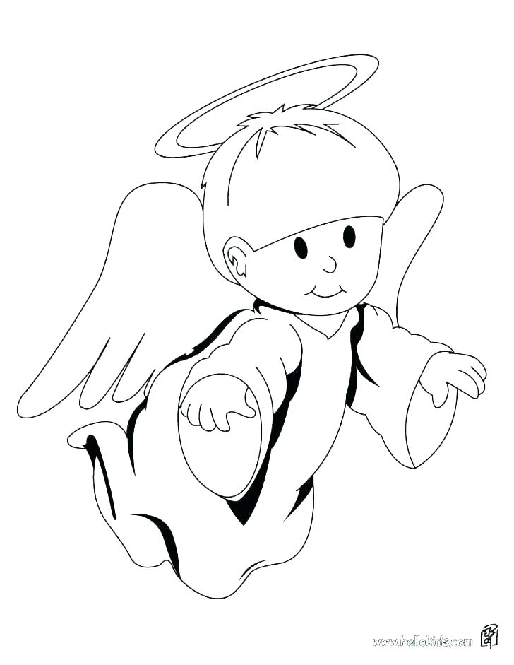 728x941 Angel Coloring Pages Printable Free Printable Angel Coloring