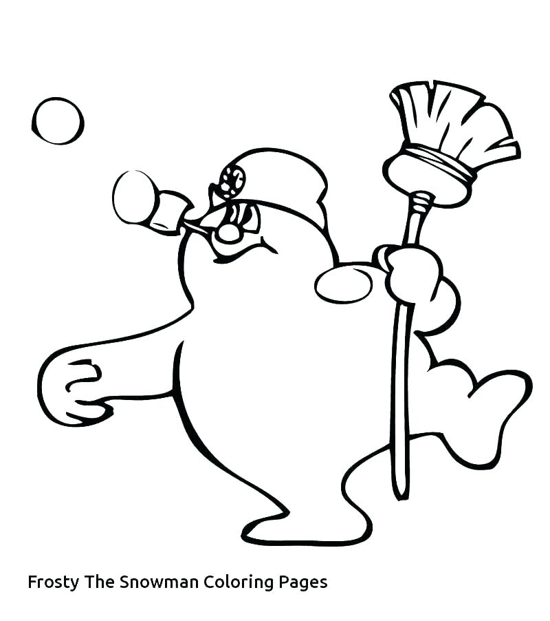800x902 Snowman Coloring Pages Printable Frosty The Snowman Coloring Pages