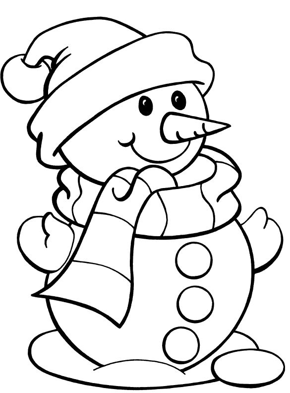 585x792 Christmas Coloring Pages For Kids