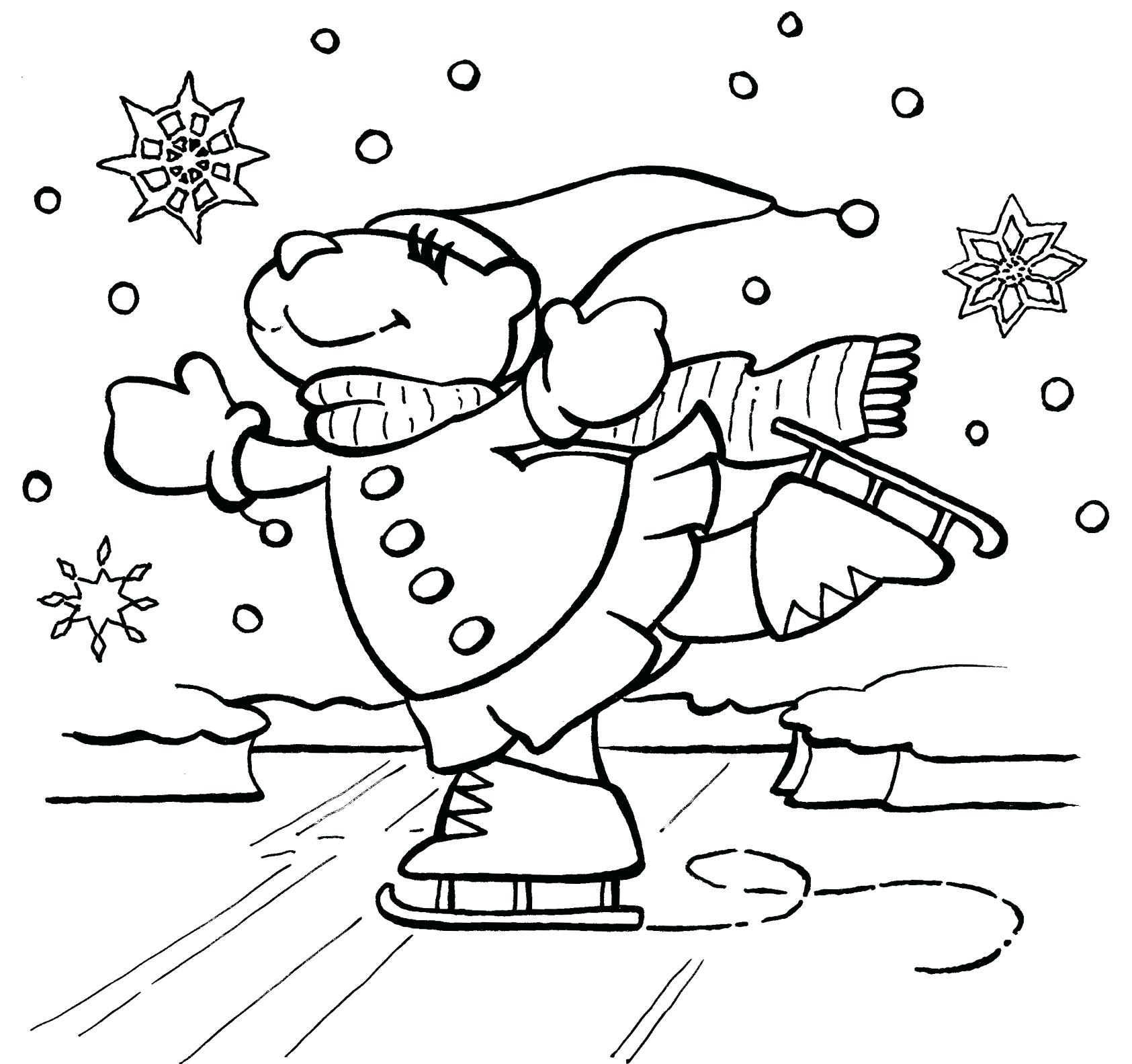 1685x1583 Free Winter Coloring Pages Page Interesting Snow Day Pictures