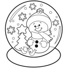 236x236 5 Free Christmas Printable Coloring Pages Snowman, Tree, Bells