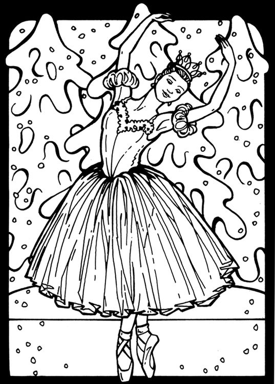Snow Queen Coloring Pages